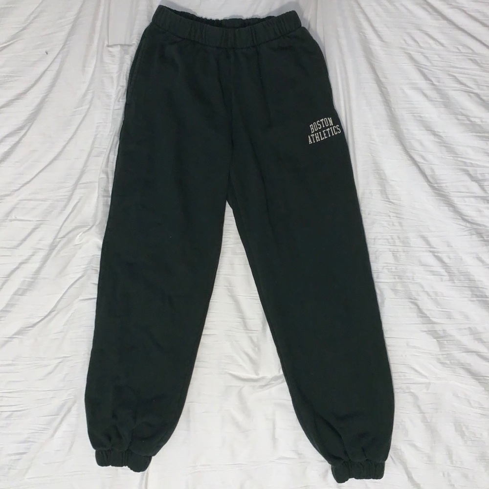 john galt/brandy melville dark green sweatpants